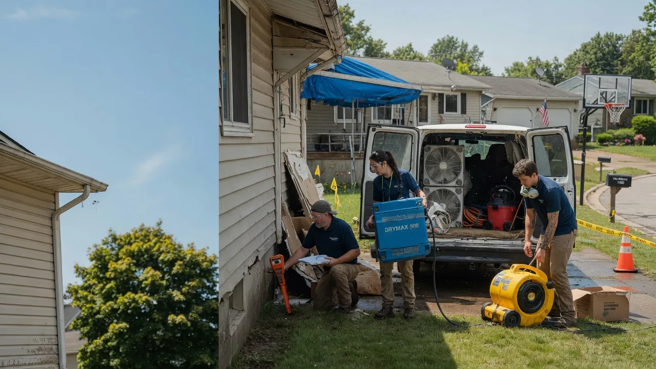 Ceiling Leak Cleanup in Smiths Creek, MI near me